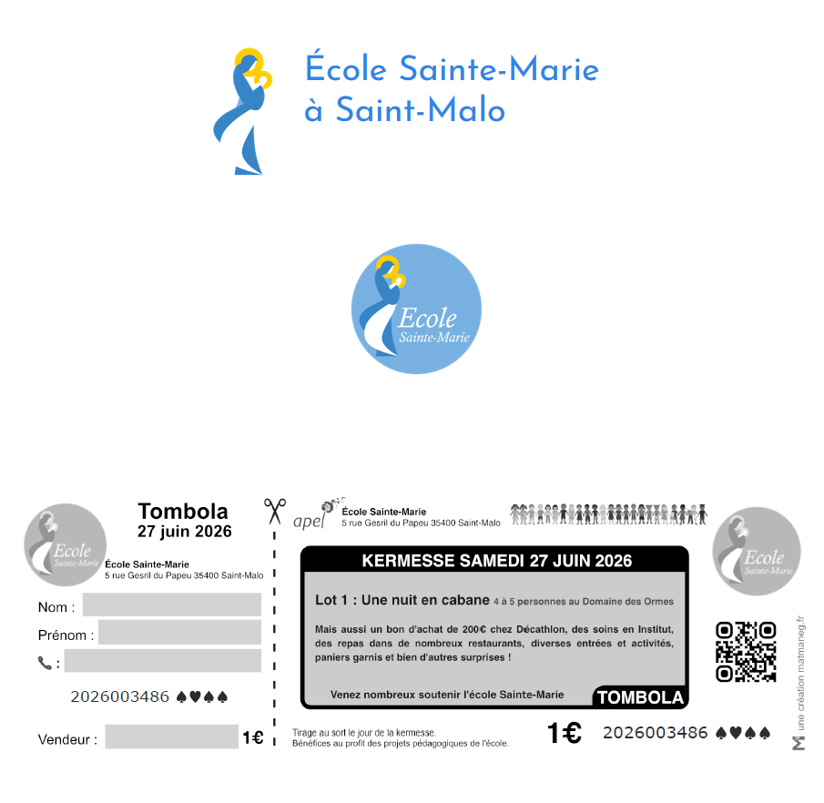 Billets de tombola